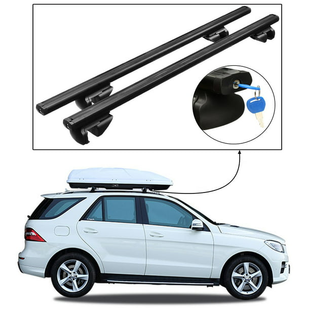 Roof Rack Cross Bar Car Top Luggage Carrier Adjustable Window Frame Aluminum